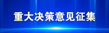重大決策意見(jiàn)征集